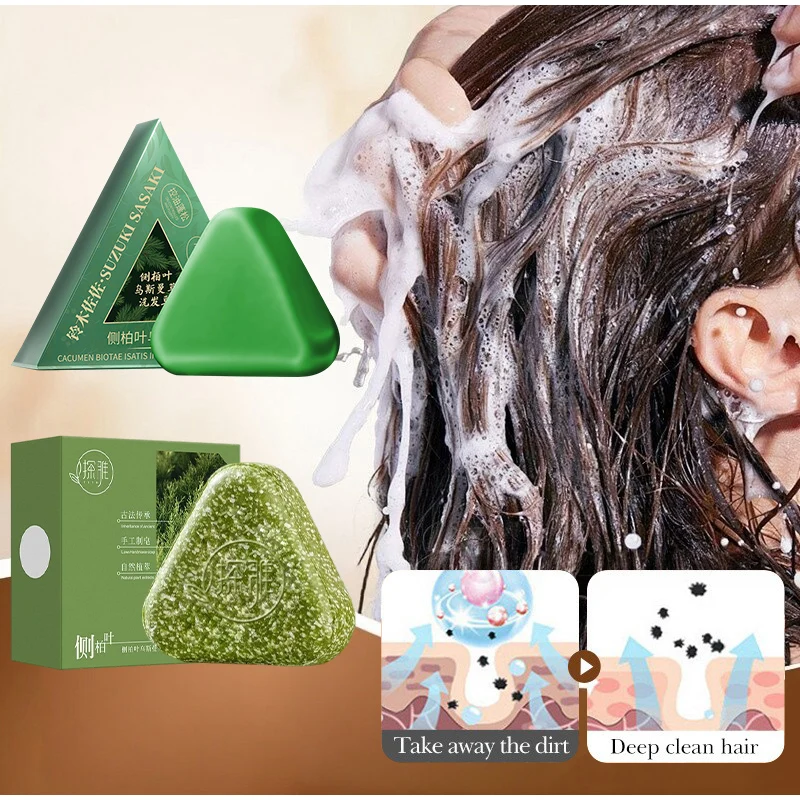 Bar Soap Shampoo Solid - Natürliche Usma-Gras-Haarseife, feste Shampoo-Seife zur Verbesserung