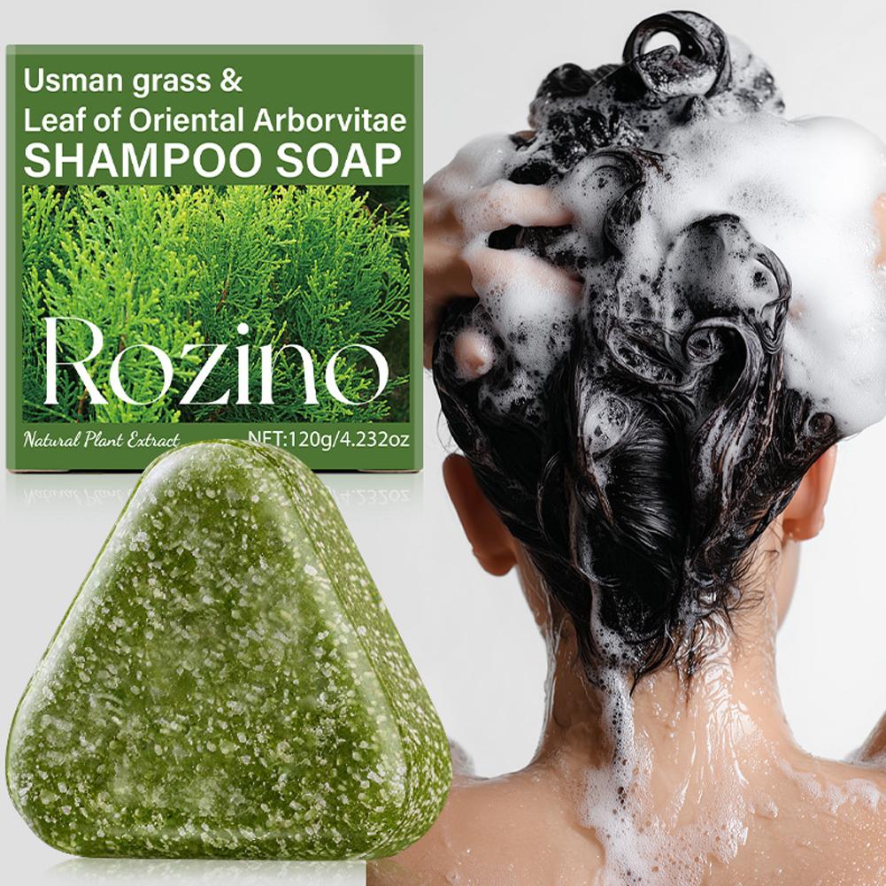 Bar Soap Shampoo Solid - Rozino He Shou Wu Usman Grass