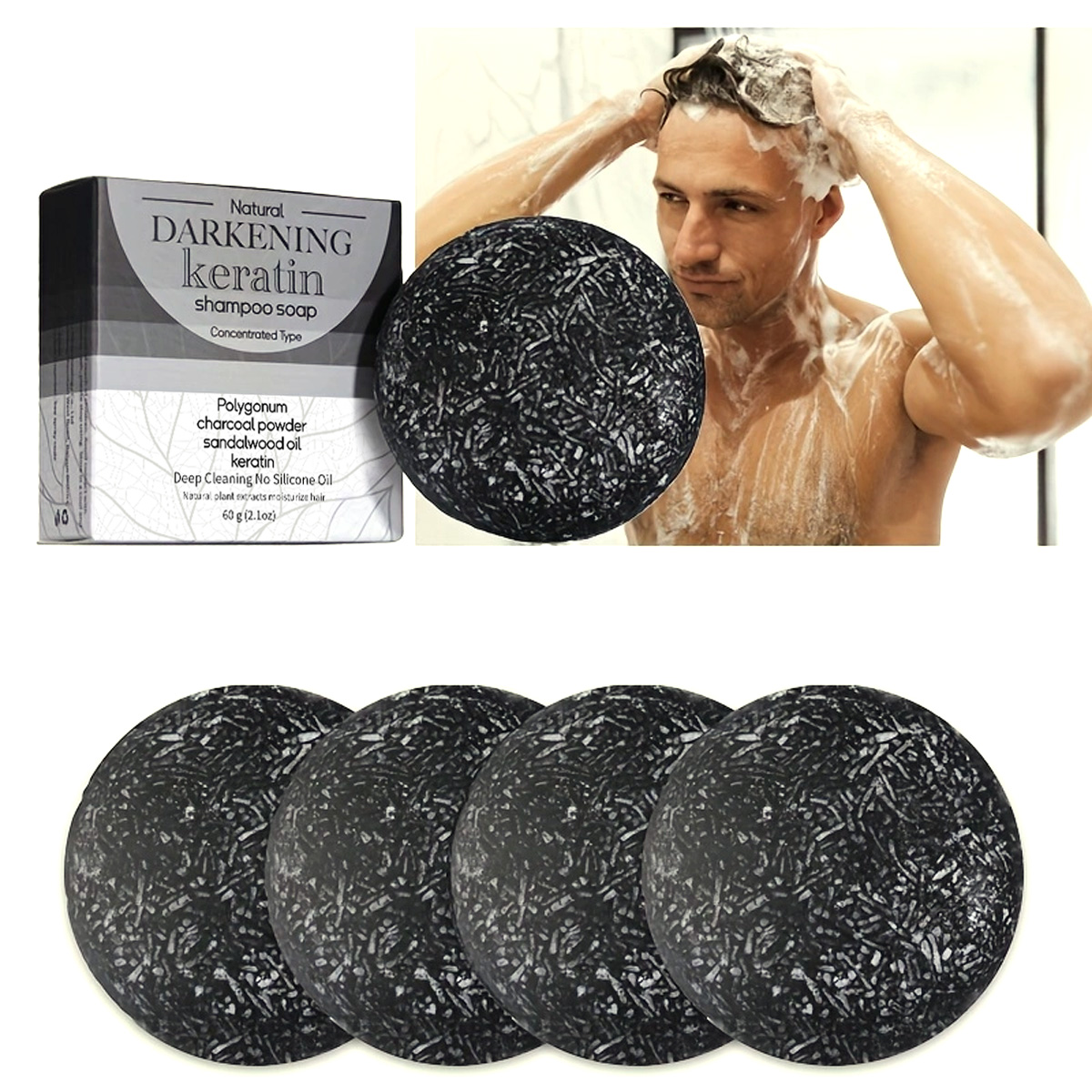 XF 60g Black Soap Solid Shampo – Bar Soap Shampoo Solid Bewertung und Preis