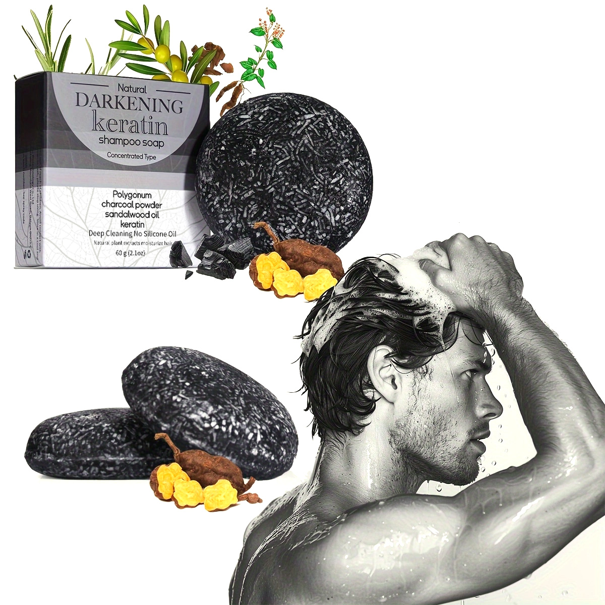 XF 60g Black Soap Solid Shampo – Bar Soap Shampoo Solid Bewertung und Preis