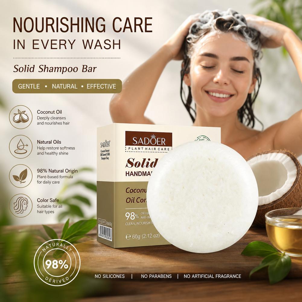 Natürlicher Kokosnuss-Shampoo- – Bar Soap Shampoo Solid Bewertung und Preis