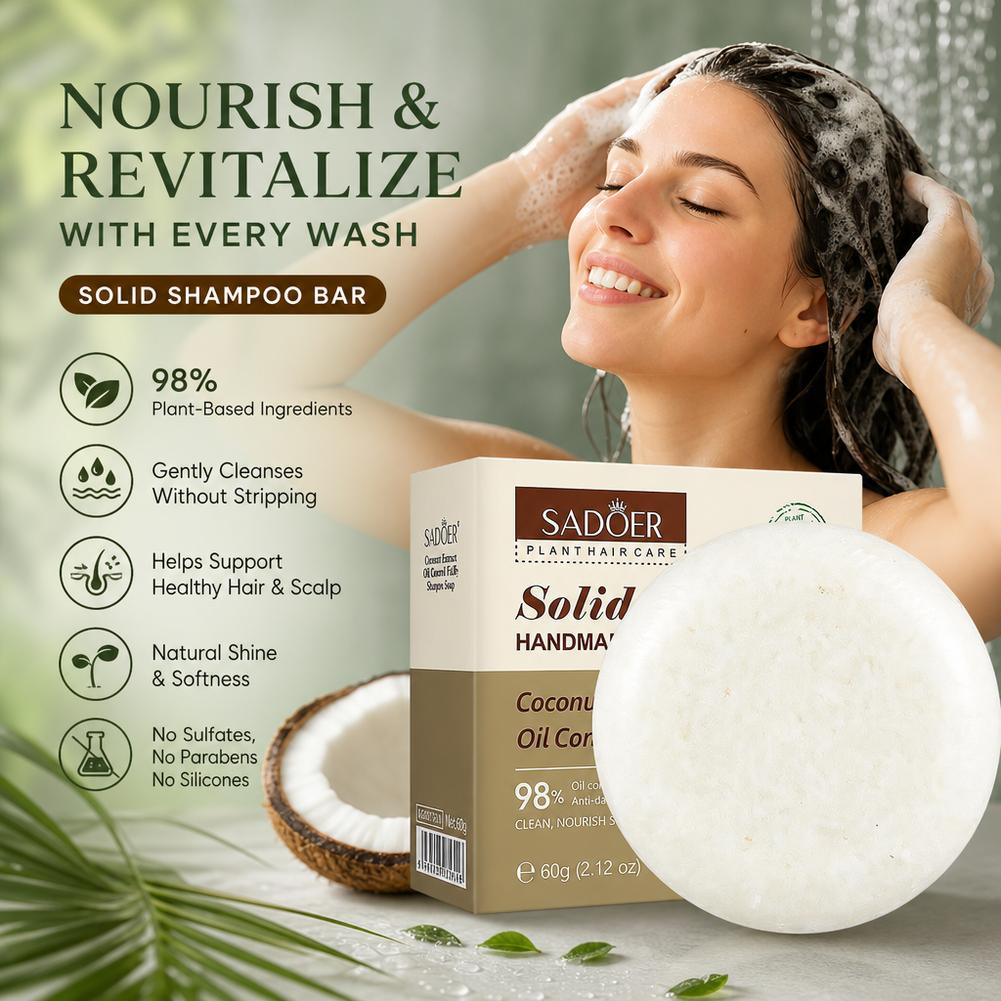 Natürlicher Kokosnuss-Shampoo- – Bar Soap Shampoo Solid Bewertung und Preis